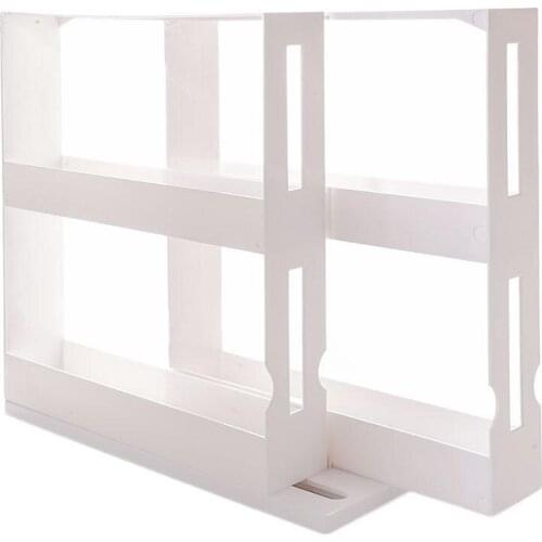 Kitchen Spice Organizer Rack Multi-Function Rotating Storage Storage Shelf Supplies Slide Kitchen Q8U4