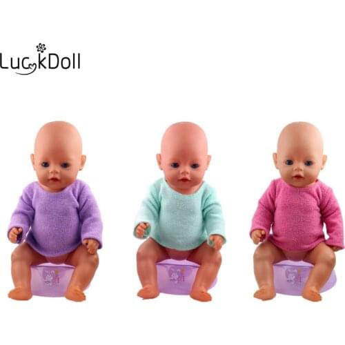 Lucky doll fashion new doll knit top for 18-inch American doll or 43 cm baby doll accessory