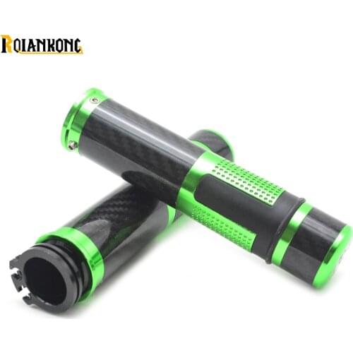 Hot!CNC 22\24mm Motorcycle Carbon fiber Hand Handle Grip Handlebar Cap for Honda CB CBR 300 599 600 600F 1000 1000R 1100 650F