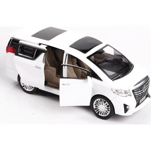 1:24 Scale RC Alloy Car Model Toy no Light and Sound Kid for Alphard Vellfi Diecast Car Toys Collection Boys Gift