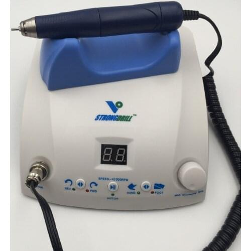 50,000 rpm micromotor brushless jewelry micromotor speed by foot pedal dental laboratory Polishing set with handpiece