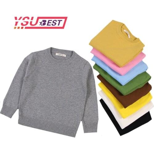 2020 New Children Knitwear Autumn Long Sleeve Toddler Kids Sweater Cotton Baby Girls Pullover Soft Children Sweater Girl Clothes