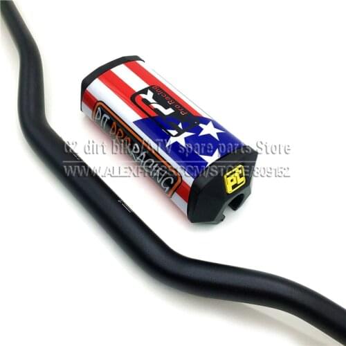 Pit Pro Racing Motocross Handlebar 1-1/8" Fat Bar With Bar Pads 28.5mm For KTM CRF KLX Dirt Pit Bike Kayo