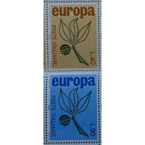 38 2PCS Italy, 1965 ， Post Stamps Postage Collection