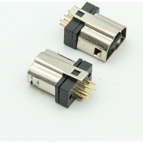 Jack connector interface 180 degrees female plug For GBA game console replacement Accessories