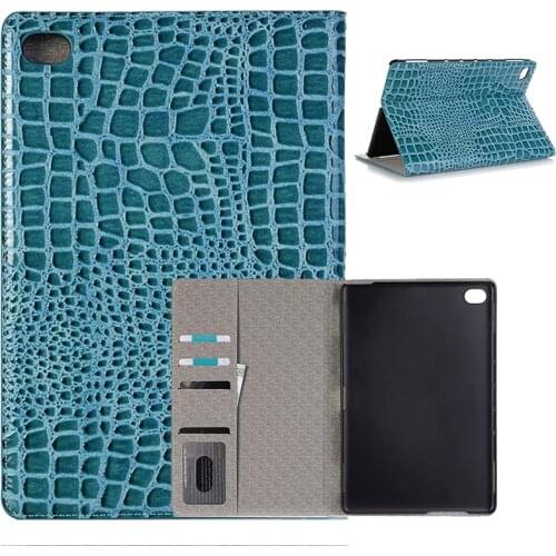 Luxury Crocodile Coque for Huawei MediaPad M5 Lite 10.1 BAH2-W19/L09/W09 Case PU Leather Card Slot For Huawei M5 Lite 10.1 Case