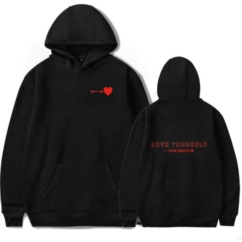 Bangtan Boys love yourself speak yourself world tour Hoodies & Sweatshirts Womens Clothing Round Neck K-pop hip hop Sweatshirt
