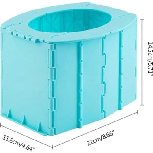 Outdoor Portable Folding Toilet Urinal Mobile Seat Potty for Kids Children Travel Hiking Camping