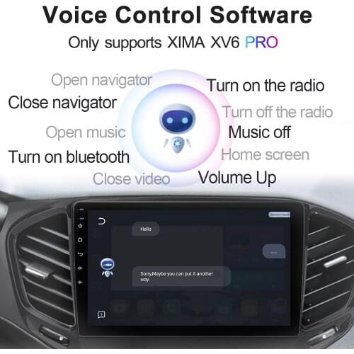 XIMA Intelligent AI Voice Assistant Voice Control Software For XIMA XV6 Pro Car Android Radio Player