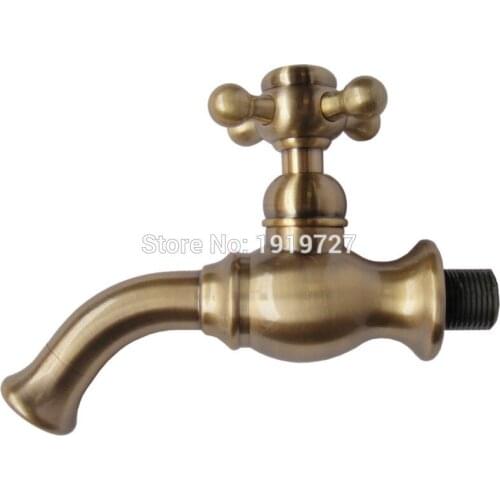 Vidric New Arrival High Quality Water Saving 100% Solid Brass Bibcock Spout Filler Faucet Only Water Single Cold Tap With Cross
