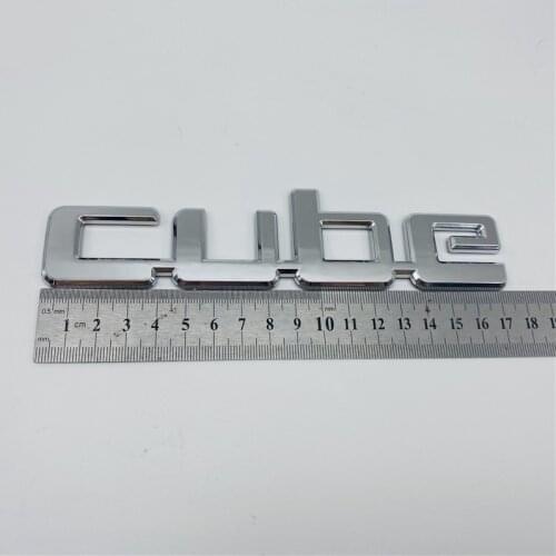 For NISSAN CUBE Rear Boot Badge Emblem Trunk Logo Tailgate Nameplate letters Decals