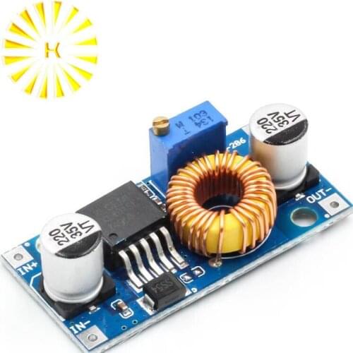 1pcs XL4005 DSN5000 Beyond LM2596 DC-DC adjustable step-down 5A power Supply module Connector