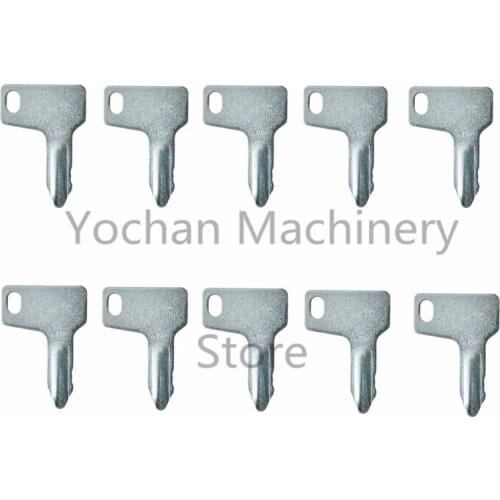 10 PCS 301 key For Yanmar & Takeuchi Heavy Equipment Ignition Switch Key Grader Dozer Yanmar Excavator