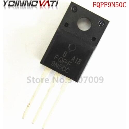 10PCS FQPF9N50C TO-220 9N50C 9N50 MOSFET 500V N-Ch Q-FET advance C-Series New original