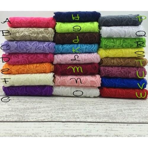 10yards/color/pack 3 inch wide Tulle Lace Trim Lace Ribbon for Ornaments Elastic Lace Stretch for Baby Girls Hair Accessories