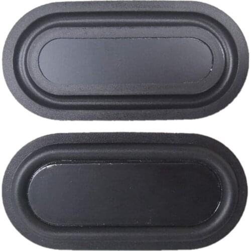 2PCS Oval Shape Bass Diaphragm Rubber Speaker Plate Passive Radiator Auxiliary Bass Vibration Plates 2040-6090