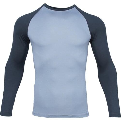 2021 New Rashguard for Men Running Shirt Gym Long Sleeve Sports Compression Shirt Dry Fitness Workout Training Suit M-XXL