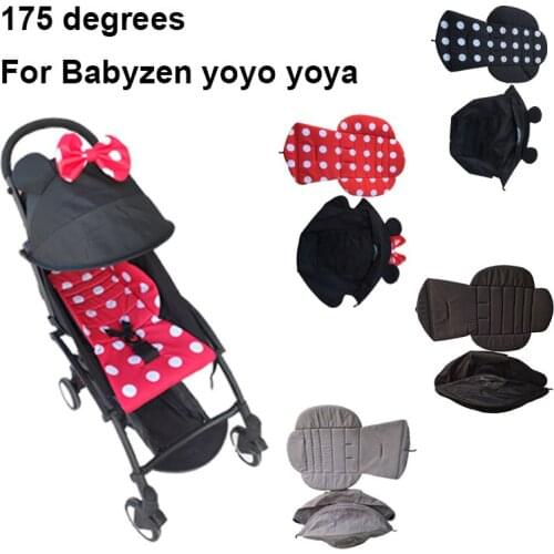 Stroller Accessories 175 Degrees Stroller Hood For Babyzen Yoyo Yoya Babytime With Back Net Pocket