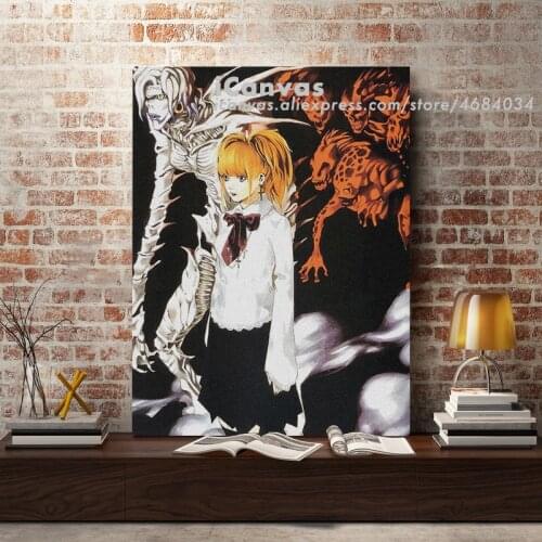 Rem and Misa Amane Death Note Anime Decoration Prints Canvas Home Decor Dorm Living Room Bedroom Poster Painting Wall Art