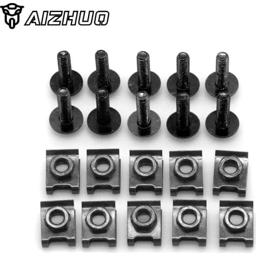 M6 Motorcycle Fairing Bolts Body Fasteners Clip Screws Nuts For Honda CB500X NC750 NC700X NSS250 Goldwing1800 Silverwing 400/600