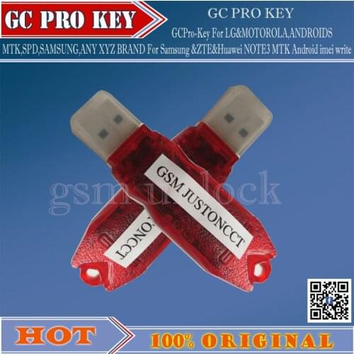 Gsmjustoncct Free shipping new GC pro key from gpg team work first MTK phone