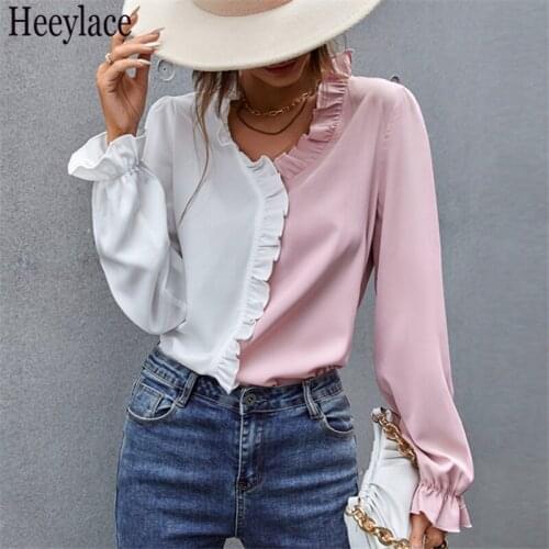Розовые блузки Heeylace China At AliExpress