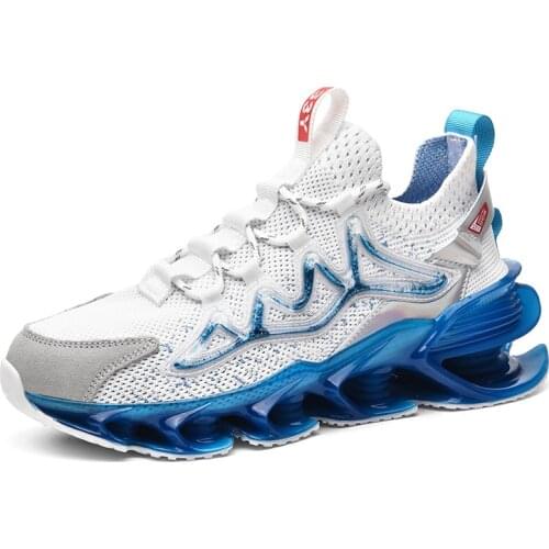 2021 Men New Fashion Outdoor Casual Running Jogging Walking Sport Shoes Comfortable Breathable Blade Sneaker Chaussure Homme