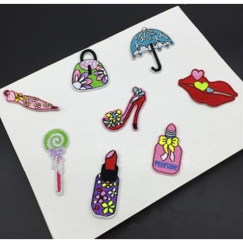 Iron on patches For Clothes Embroidered Appliques DIY backpack accessories