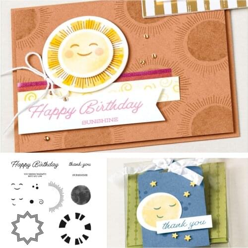 Starry sky moon sun Clear Stamps Scrapbooking New Make Photo Album Card DIY Paper Embossing Craft Supplies 2021 NEW Products