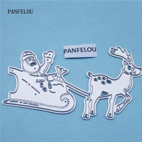 PANFELOU Metal craft The sled paper die cutting dies for Scrapbooking/DIY Easter wedding Halloween Greeting cards