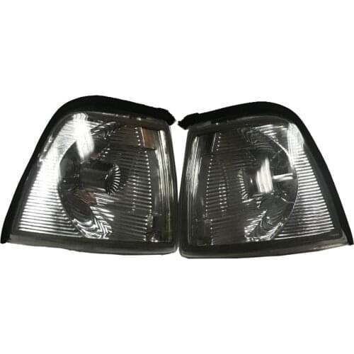 LH&RH Pair Cornerlight For Audi 80 B3 Front Turn signal Corner light lamp Somke 1986 1987 1888 1989 1990 1991