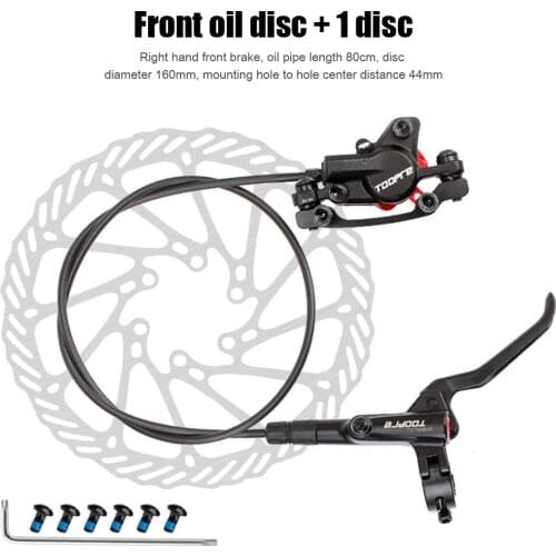 TOOPRE Universal Bicycle Hydraulic Brakes Universal Mountain MTB Bikes Oil Disc Brake Clamp Bicycle Oil Pressure Disc Brake Set