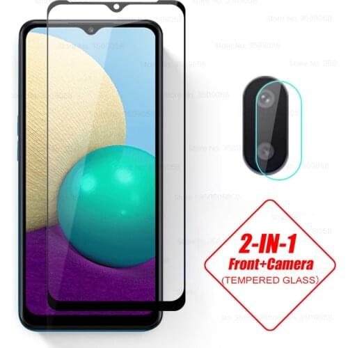 2PCS 9 h premium protective glass for samsung galaxy a02 a 02 sm-2021 sm-022f/ds 6.5'' smart phone armor screen protectors film