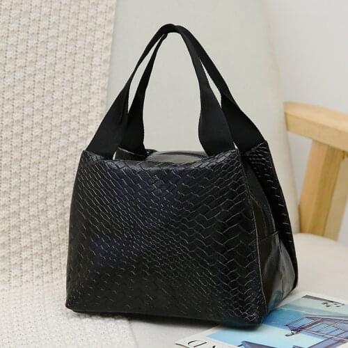 Woemn Handbags Embroidery Pattern Carteras Para Mujer Hombro Large Capacity Ladies Casual Top-handle Bags Cheap Lunch Bag Women