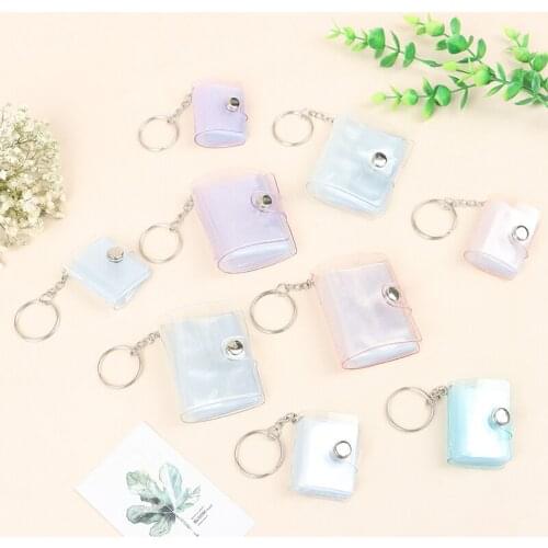1/2 Inch Mini Photo Album Card Holder Transparent Glitter Bag
