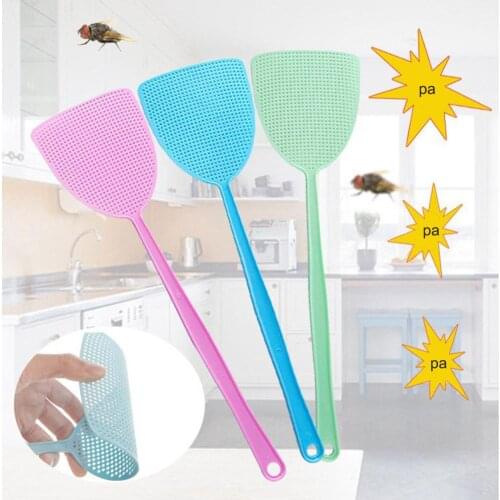1/3/5pcs Plastic Fly Swatter Strong Flexible Manual Swat Set Pest Control Mosquito Bug Flyswatter Pest Insect Killer Tool