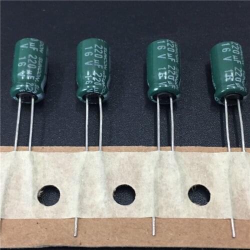 10Pcs/100Pcs 220uF 16V SUNCON(SANYO) CZ Series 6.3x11mm 16V220uF Aluminum Electrolytic capacitor