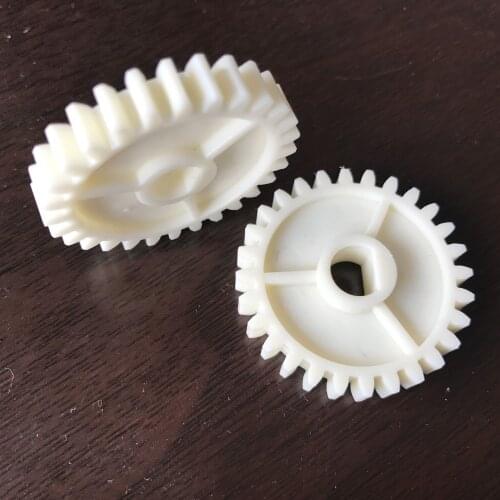 2pcs/lot) 34B7504872 (White) 327D934434 (Black) Gear D28T for Fuji Frontier 330/340 minilbas