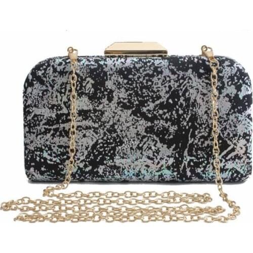 2020 women patchwork evening clutch bags banquet purse with chain diamond hasp wallets dinner purse drop shipping MN1597