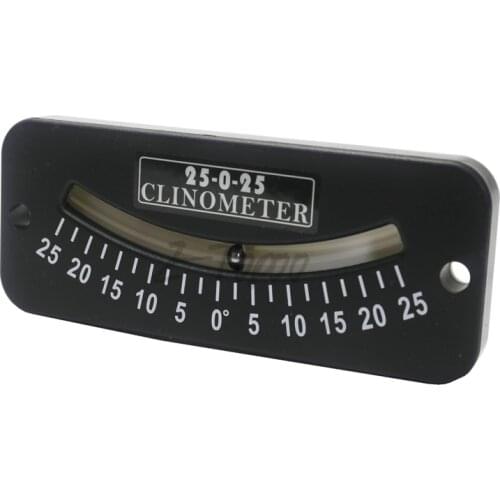 25-0-25 Inclinometer and Tilt Gauge 45-0-45 Glass Tube Inclinometer slope protractor angle meter