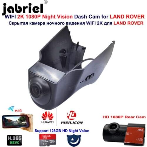 2K Full HD 1080P Night Vision Wifi Car Dvr Dash Cam For Land Rover Range Rover Sport Range Rover Evoque Range Rover 2014-2016