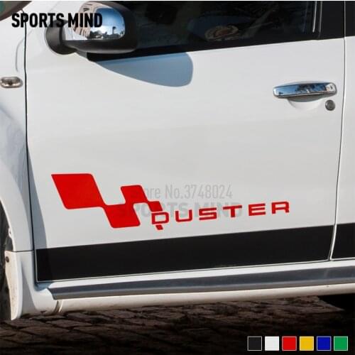 3 Pairs SPORTS MIND Car Sticker Decal Automobiles Car Styling For Renault duster Dacia duster GT Stepway Exterior Accessories