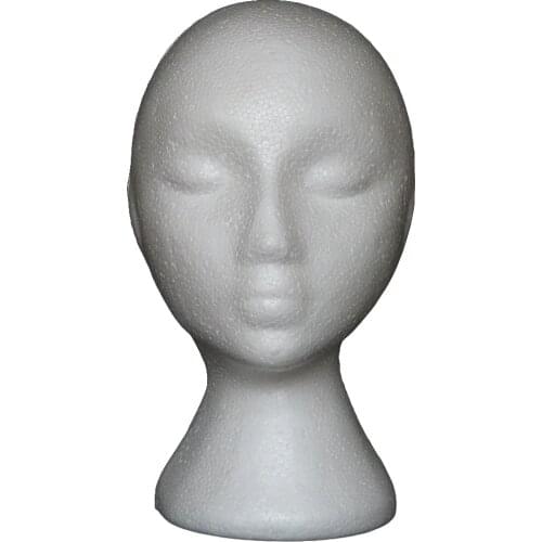 Abstract Foam Mannequin Head Manikin Head Model Wig Hair Glasses Display Stand wig head with stand wig holder manikin head tool