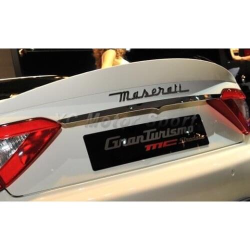 Car Accessories Dry Carbon Fiber Rear Trunk Garnish Fit For 2009-2013 GranTurismo Trunk Garnish Wing