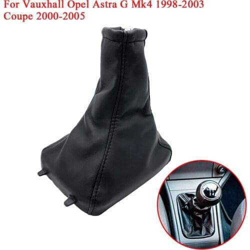Auto Parts Gear Shift Knob Lever Shifter Gaiter Boot Cover For Vauxhall Opel Astra G Mk4 Coupe 1998-2005 Car Styling Accessories
