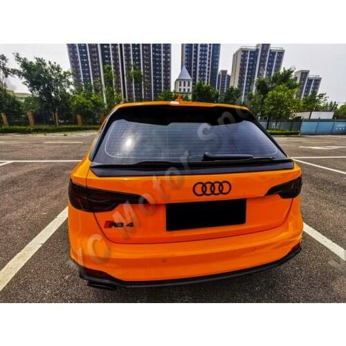 Car Accessories CF Carbon Fiber Avant RS01R Rear Diffuser Fit For 2018-2020 RS4 B9 Avant RS01R Rear Spoiler