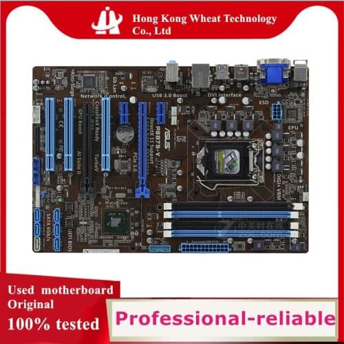 For ASUS P8B75-V Motherboard Socket LGA 1155 DDR3 SATA3 For Intel B75 Original Desktop Used Mainboard