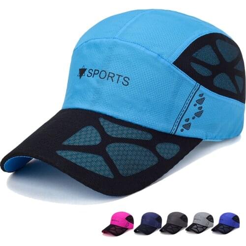 Summer Quick Drying Ultra-Thin Breathable Women Mens Baseball Cap Sport Outdoor Hiking Mountaineering Cycling Fishing Hat A148