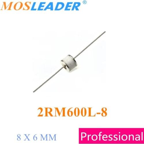 Mosleader GDT 2RM600L-8 8X6MM 100PCS 2RM600 2RM600L 600V 2R600-8 Made in China