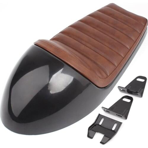 Motorcycle Seat Cafe Racer Seat Cushion Vintage Motocross Scooter Saddle Seat For Triumph Bonneville DUCATI BMW Honda